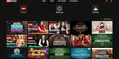 321CryptoCasino site preview