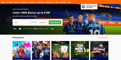 Betsson site preview