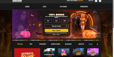 Anteprima del sito Casino Sieger