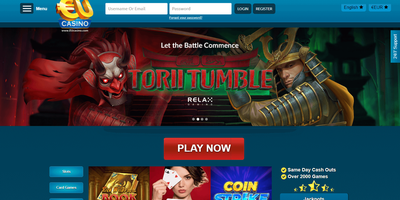EUcasino site preview