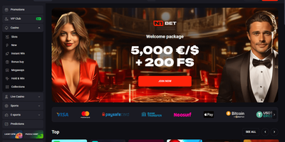 N1 Bet websted forhåndsvisning
