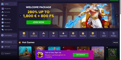 Playfina site preview