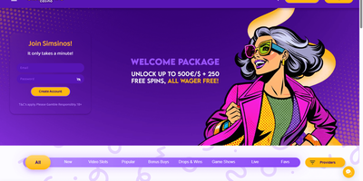 Simsinos site preview