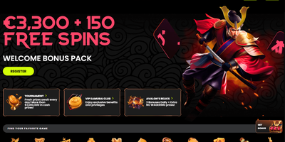 Spin Samurai site preview