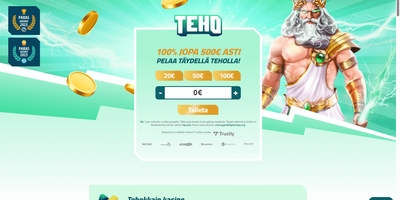 Tehokasino site preview