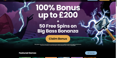 Thor Slots site preview