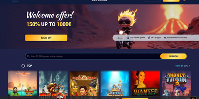 Prévia do site de Vulkka