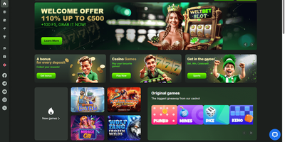 Weltbet site preview
